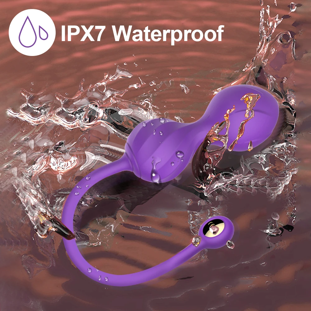 Vibrador para ejercicio vaginal, Kit de bola de Kegel, Control por aplicación, juguete sexual femenino, productos para adultos