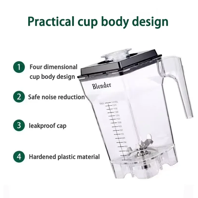for Best High Quality Soundproof Mixer Heavy Duty Commercial Smoothie Crusher Milkshake Mixer