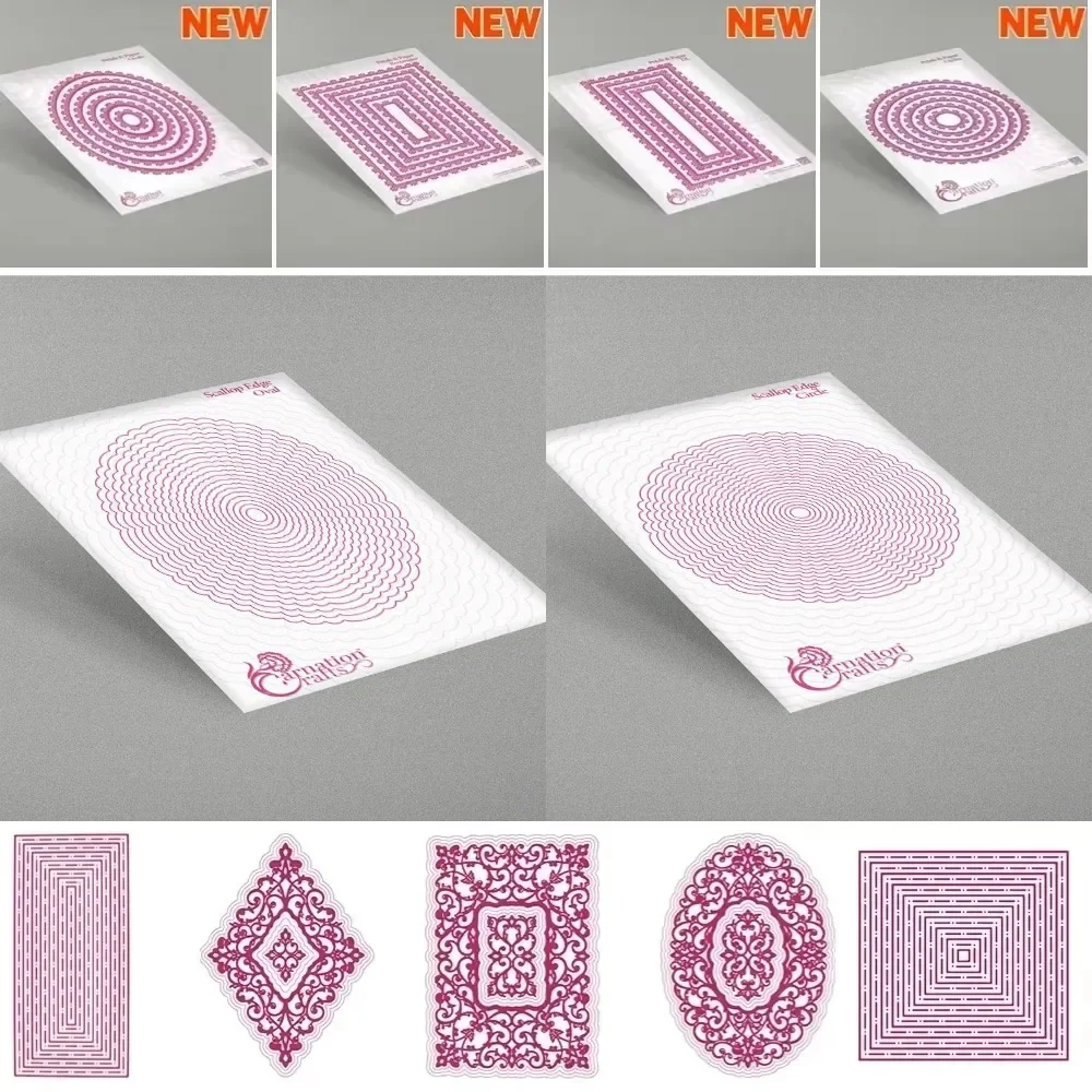 

2025 New Multiple Graphic Metal Cutting Dies For DIY Scrapbooking Crafts Maker Photo Album Template Handmade Decoration