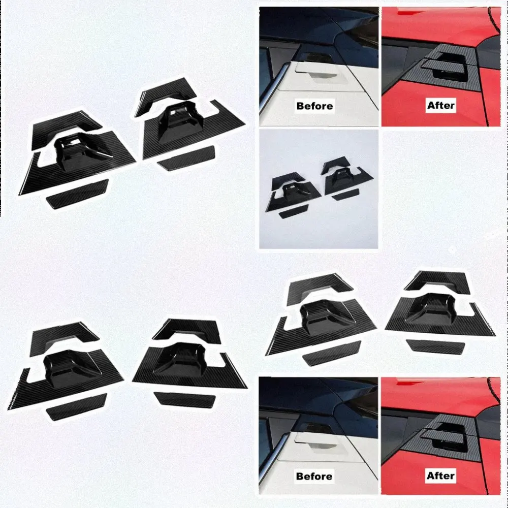 Car Accessories Door Handle Cover Resistant To Fading for weather-resistant Easy Installation Car Exterior Decoration