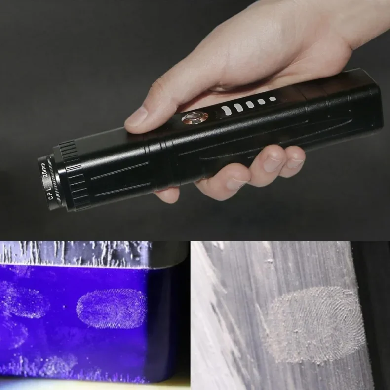 متوفر في المخزون، مصباح يدوي محمول بأربعة نطاقات، مصادر ضوء الطب الشرعي، إضاءة جمع الأدلة الطبية #2