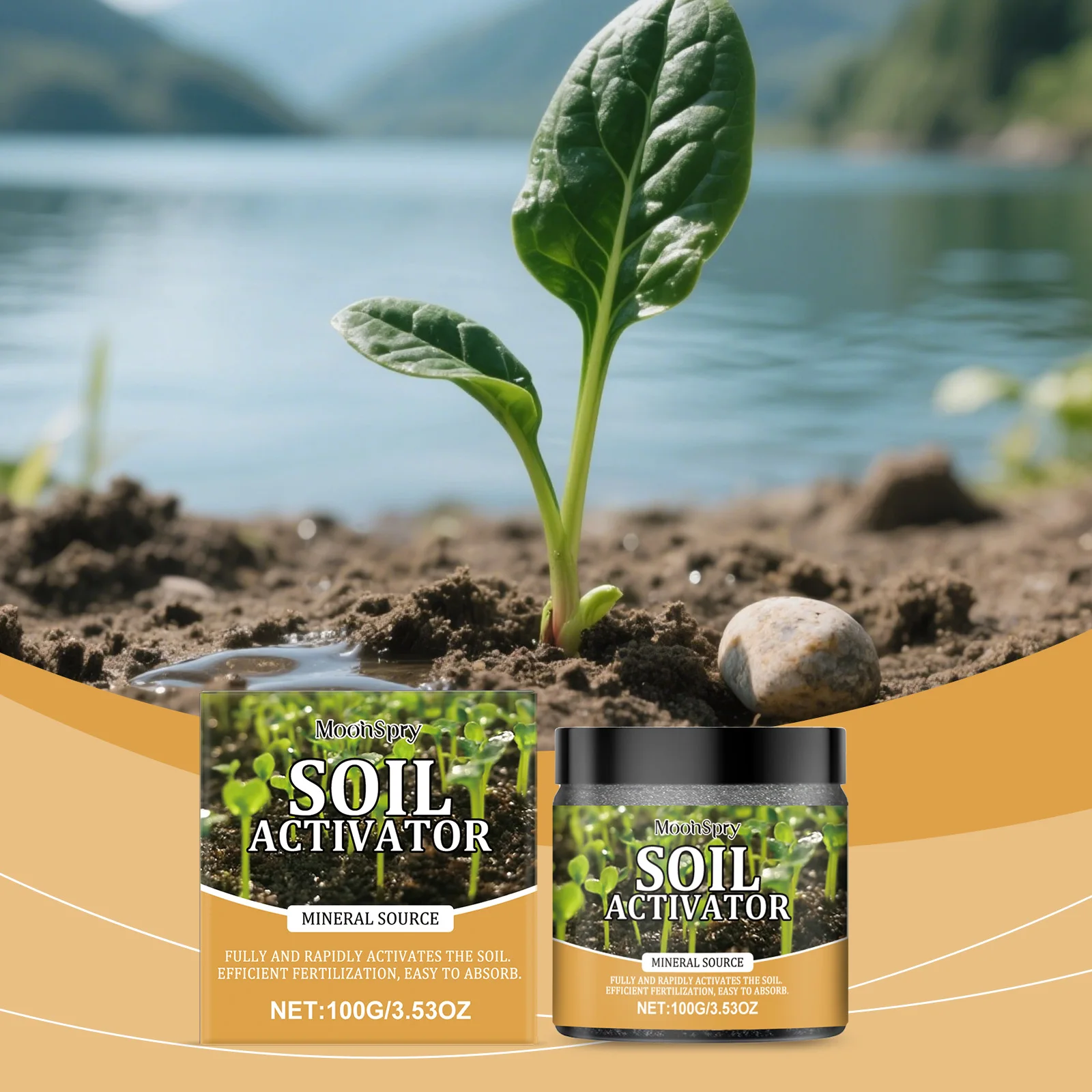 

Soil Activator Promoting Plants Growth Increase Yield Enhance Soil Fertility Improve Potting Soil Looseness Activated Fertilizer