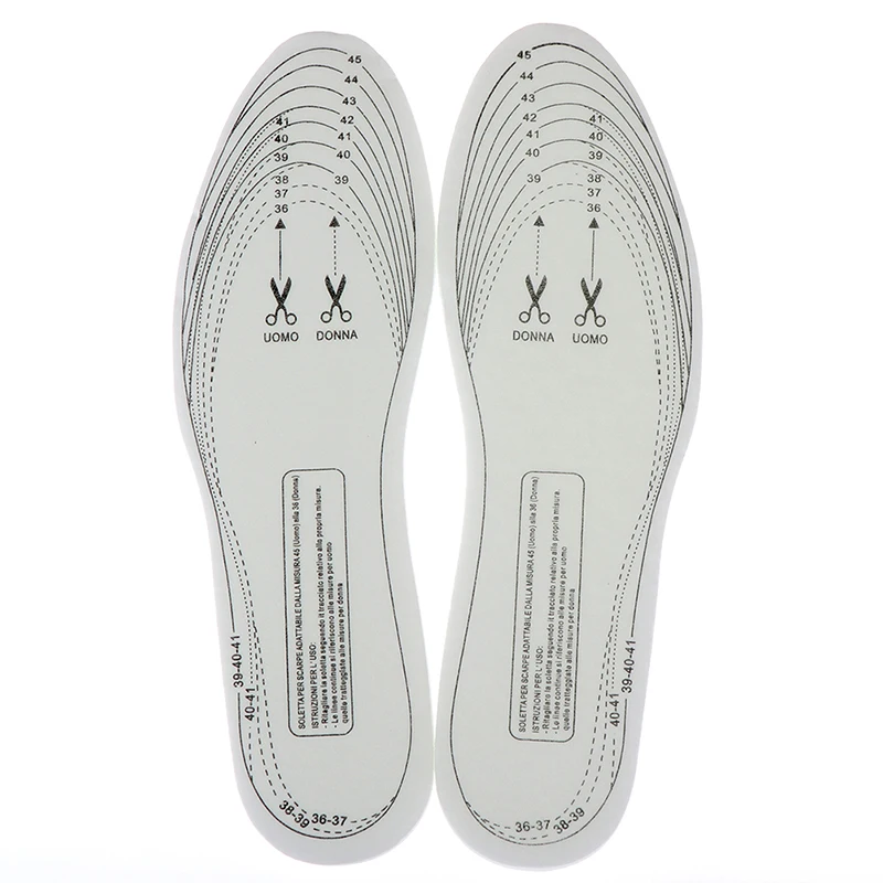1Pair New Thin Insole Breathable Sweat Absorbing Comfortable Shock Sport Shoes Pad Hiking Shoe Insoles