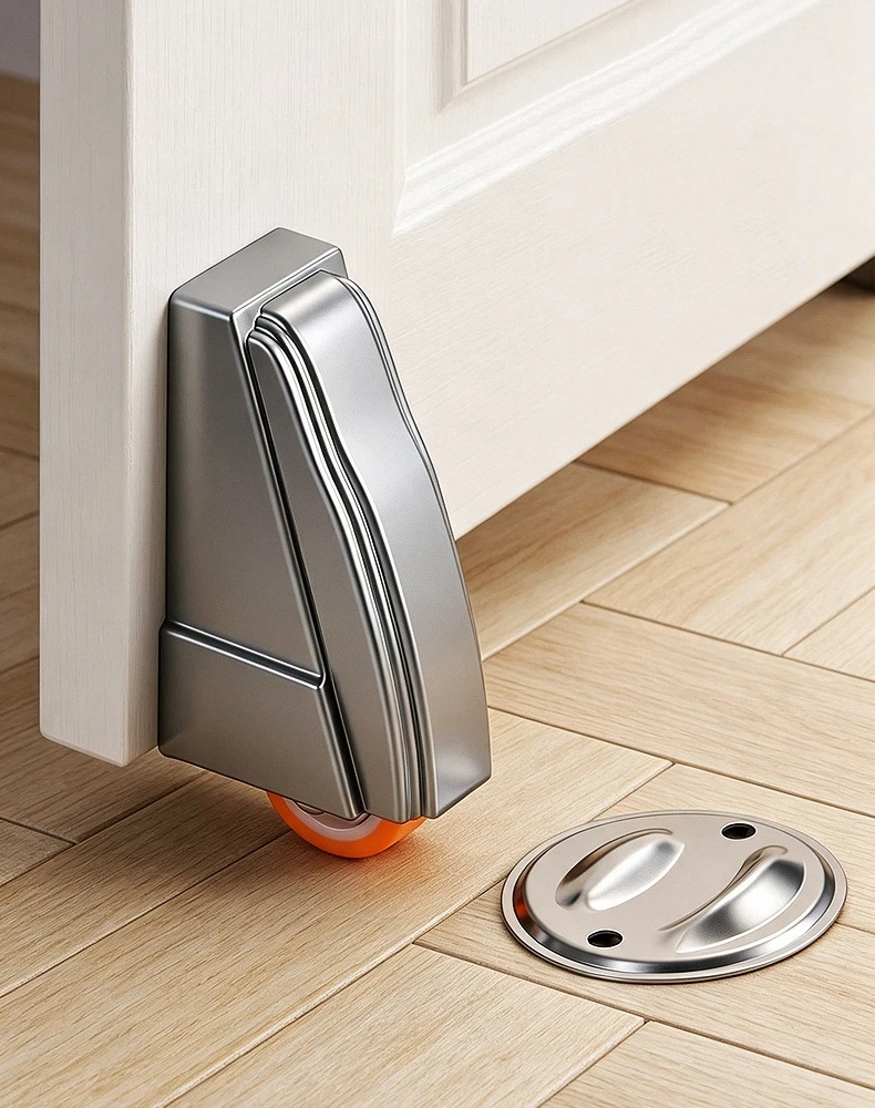 Furniture Silent Side Mounted Directional Roller Stainless Steel Door Support Moving Wheel Multi-function Pulley Gate Casters