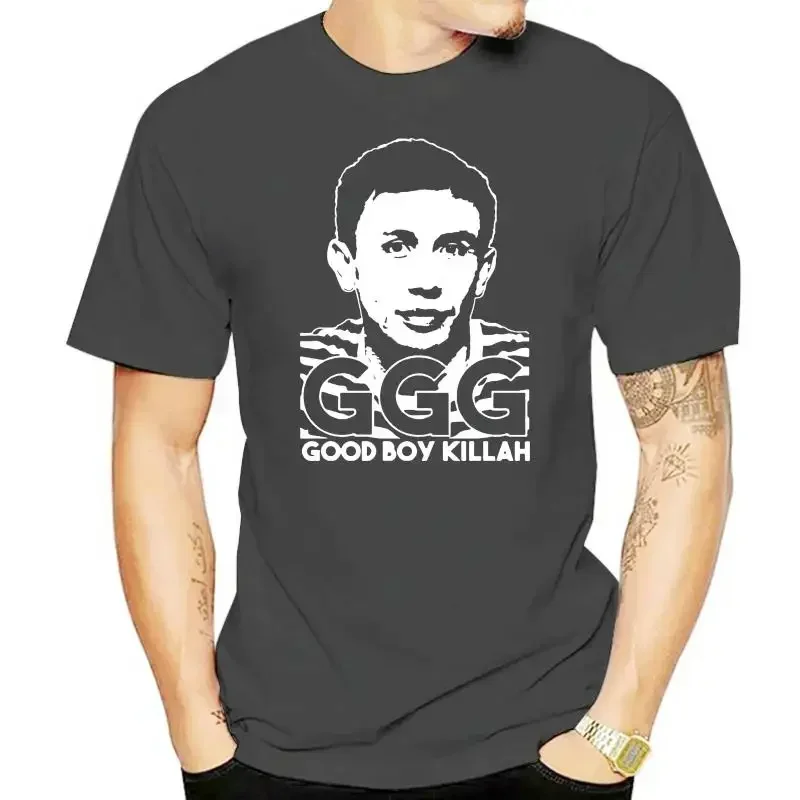 *MANY OPTIONS* Round Neck T-Shirt  GGG GENNADY GOLOVKIN GOOD BOY KILLAH OLDSKOOL FULL FRONT OF Shirt  harajuku