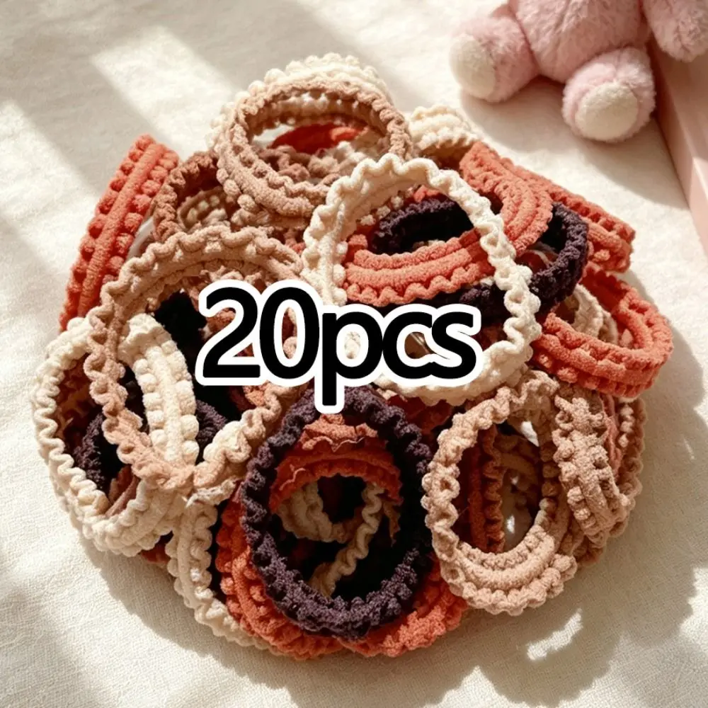 130-teiliges Set mit gemischten neutralen braunen Haargummis für Kinder, Leopardenmuster, süße Schleifen, Gummibänder, süße Haarbänder für Mädchen, Haar-Accessoires – Detail 9