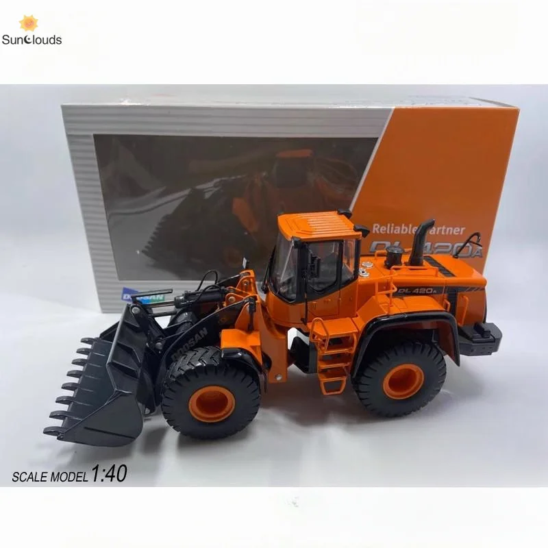 

For Doosan Loader Bulldozer Model DL420A Alloy 1:40 Scale Die Cast Model Toy Car & Collection Gift & Display & Souvenir Ornament