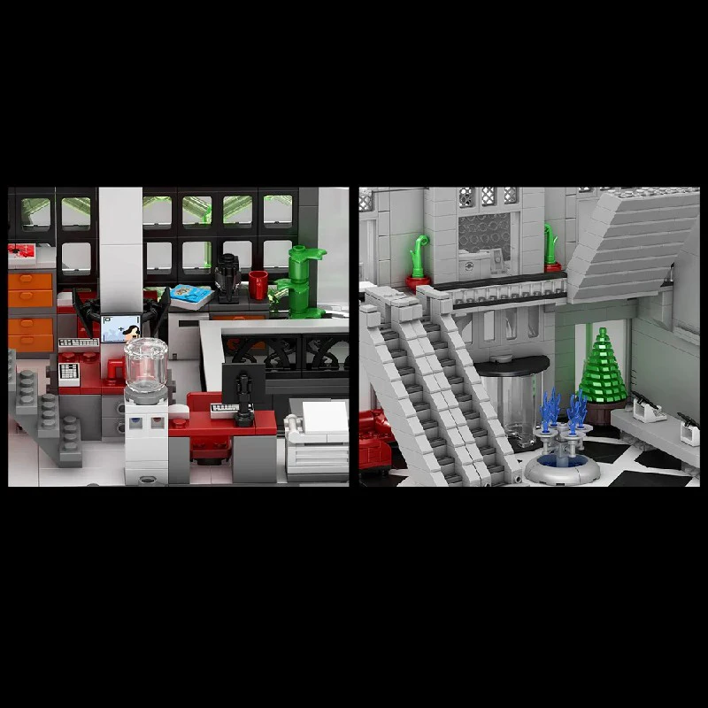 6375 Teile Klemmbausteine Haus Film Osborne Buildings Architecture Modell Häuser Bausteine, Stadthaus Architektur Gebäude House Modular Building Set für Erwachsene und Kinder