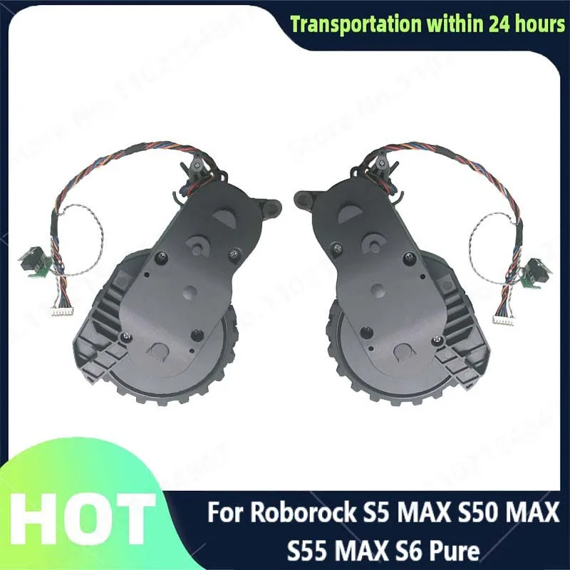 Original Roborock S5 MAX S50 MAX S55 MAX S6 Pure S7 Left And Right Walking Wheels Parts Vacuum Cleaner Wheel Accessories