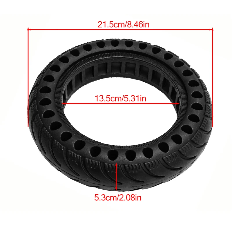 Electric Scooter Non Inflatable Explosion Proof Anti Stab Tire 9x2.125-36 Honeycomb Solid Tire