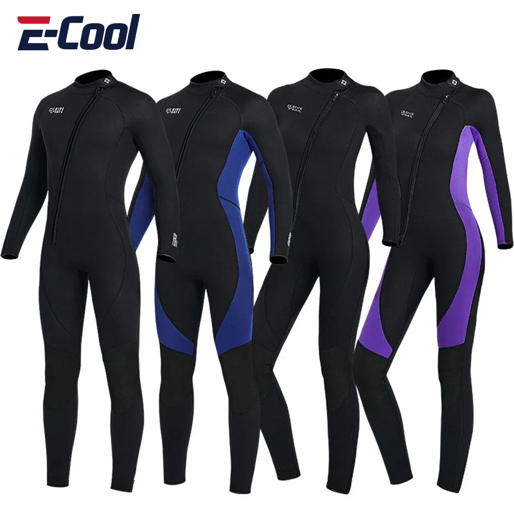 3MM Neoprene Wetsuit Surf Suit Men Women Kitesurf Snorkel Swimwear Winter Keep Warm Rash Guard Spearfishing Scuba Diving Suit