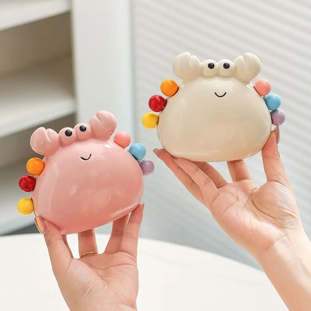 

Вилка для крабов и фруктов из нержавеющей стали, красочная декоративная вилка для фруктового торта, колбасы, милая с банкой для хранения, набор вилок для фруктов