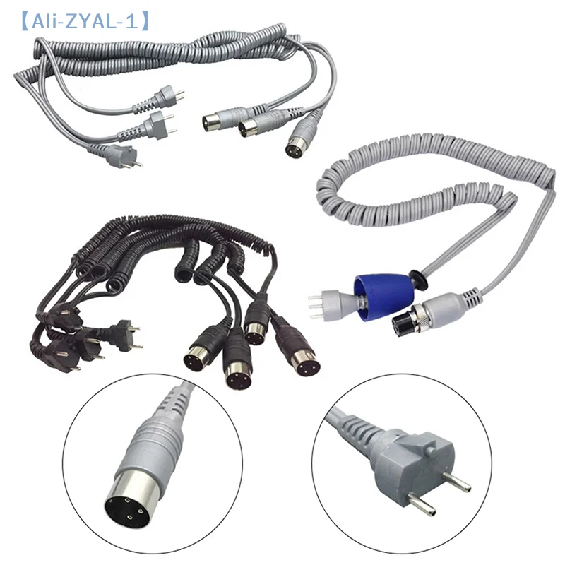 【ZYAL-1】1 قطعة أسود رمادي 3 دبوس 9 مللي متر 6 مللي متر ل قوي 210 204 90 105L 102L مسمار مقبض كابل الطاقة الكهربائية مانيكير الحفر سلك #3