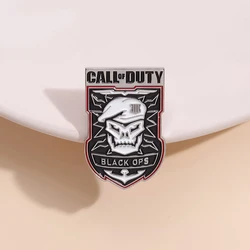 Call Of Duty Black Ops Enamel Lapel Pins Game Punk Gothic Jewelry Brooch Lapel Badge For Backpack Cool Jewelry Gift Wholesale