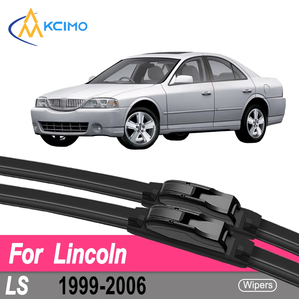 

For Lincoln LS 1999-2006 Car Front Wiper Blade - All Weather Silent Windshield Wiper Accessories 2 Pieces