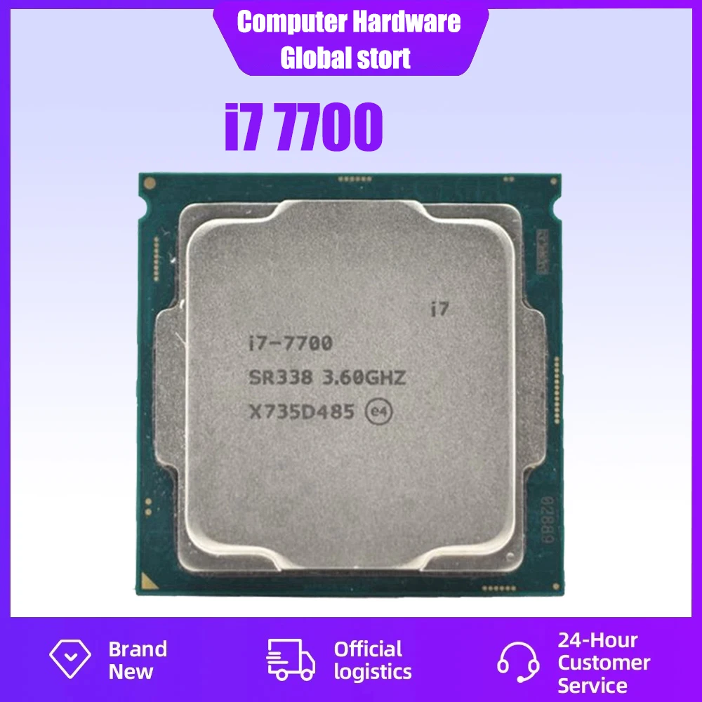 

Used Core i7 7700 3.6GHz Quad-Core Eight-Thread 8M 65W CPU Processor LGA 1151