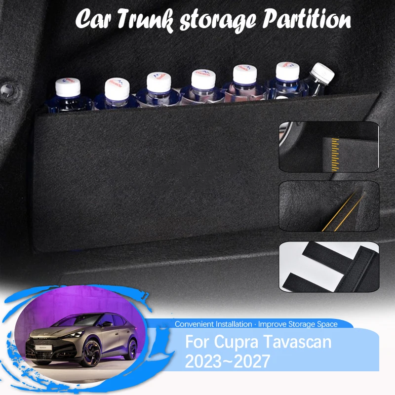 

Car Trunk Storage Partition For Cupra Tavascan Volkswagen VW ID.UNYX 06 2023~2027 Anti-dirty Cargo Storage Cover Car Accessories