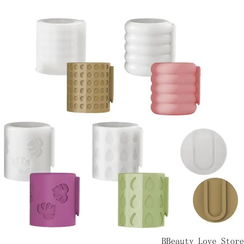

Artistic Silicone Mold for Crafting Unique Vase Flower Pot Mould Handmade Wall Hanging Planter Mold