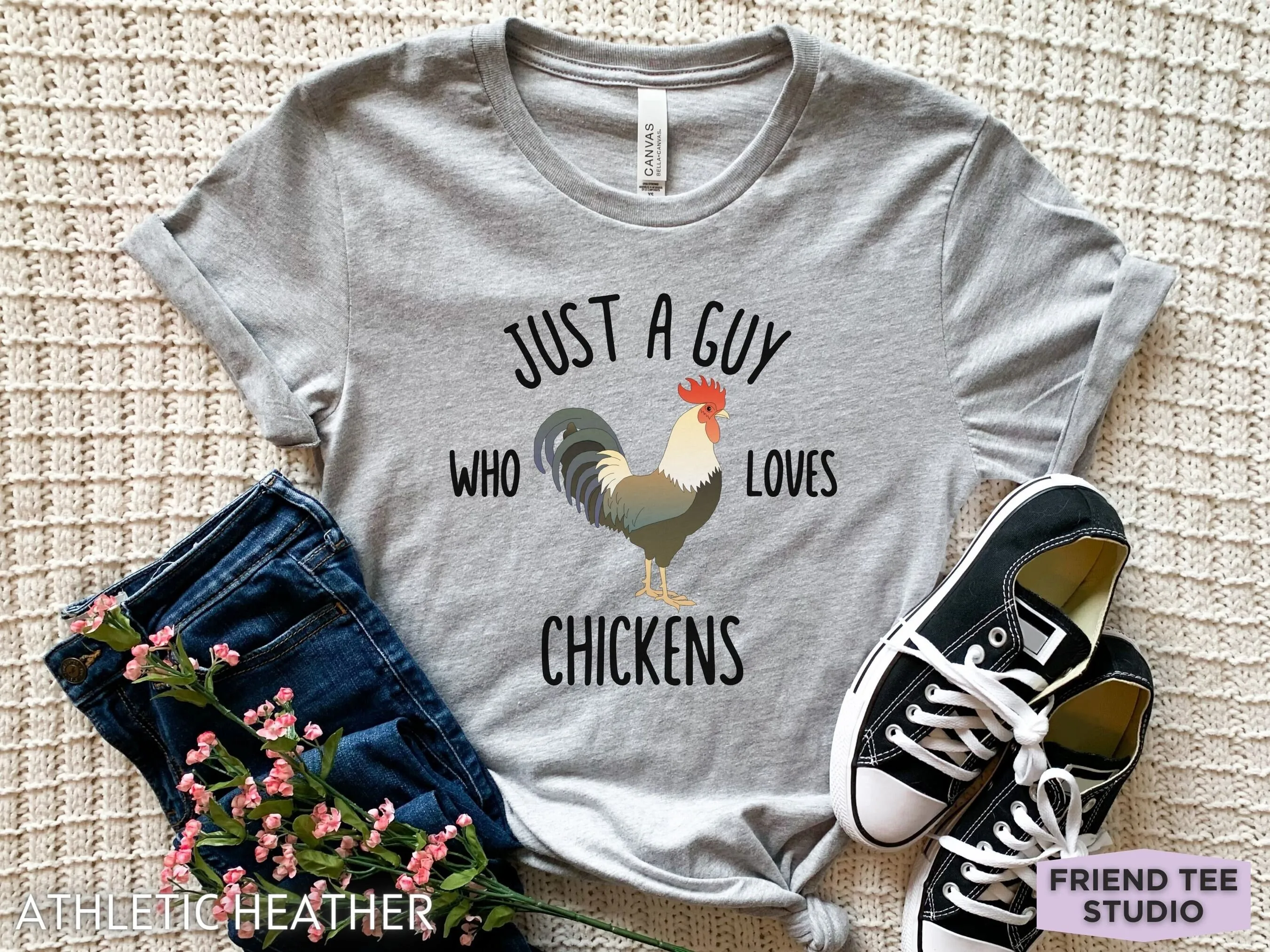 

Футболка с курицей, забавная для мужчин и детей, фермер птиц, петух, тематический любитель животных, лучший его