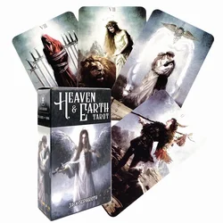 Heaven Earth Tarot Cards With PDF Guidebook English Version Tarot Cards Deck Board Game For Personal Use 78Pcs