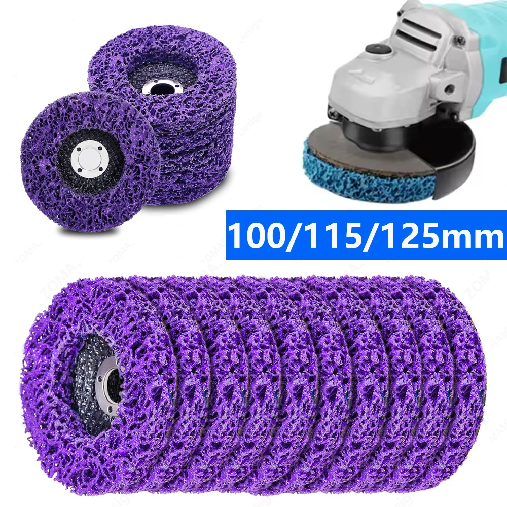 

1-15 шт. полиполосные диски для удаления ржавчины, колесо 100/115/125 мм, шлифовальная лента, диск для полировки краски, абразивный круг для угловой шлифовальной машины