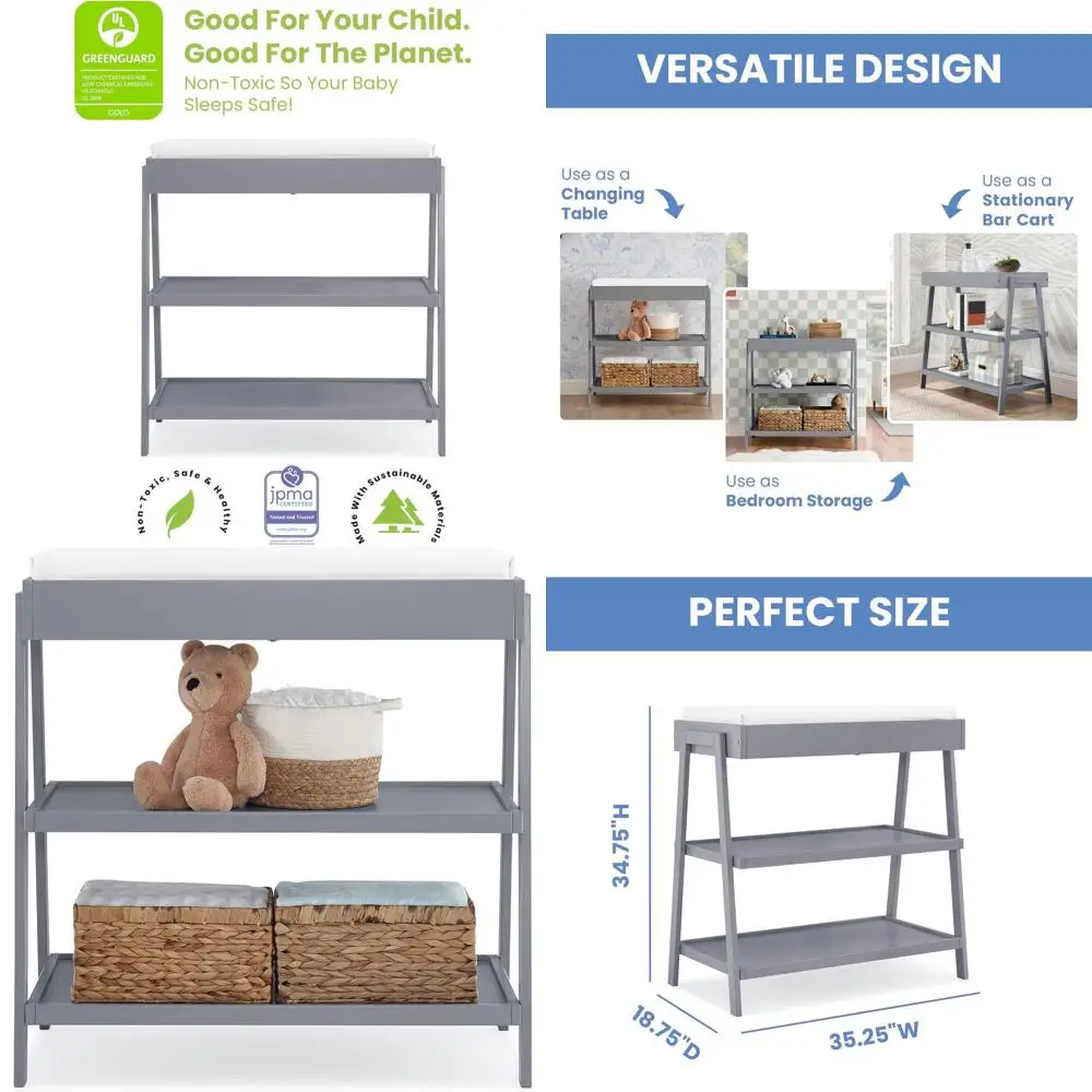 

Greenguard Gold Scout Changing Table in Grey