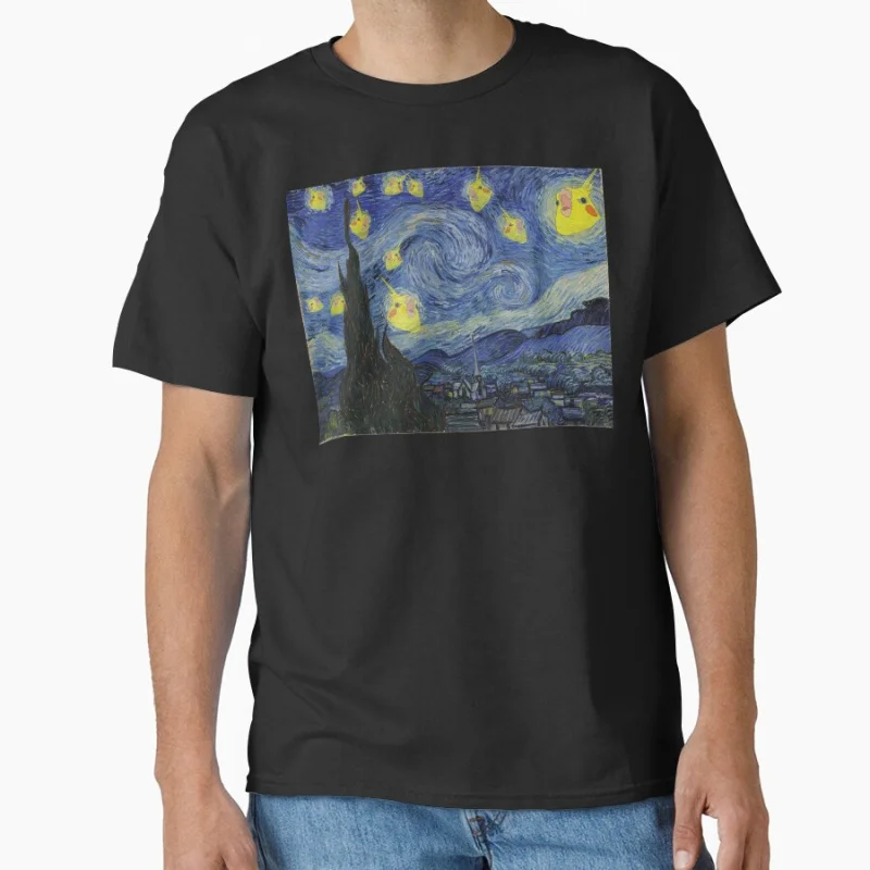 

Cockatiel Starry Night Funny pet parrot gift T-shirt for bird lover large size tee Adult Tops S-6XL
