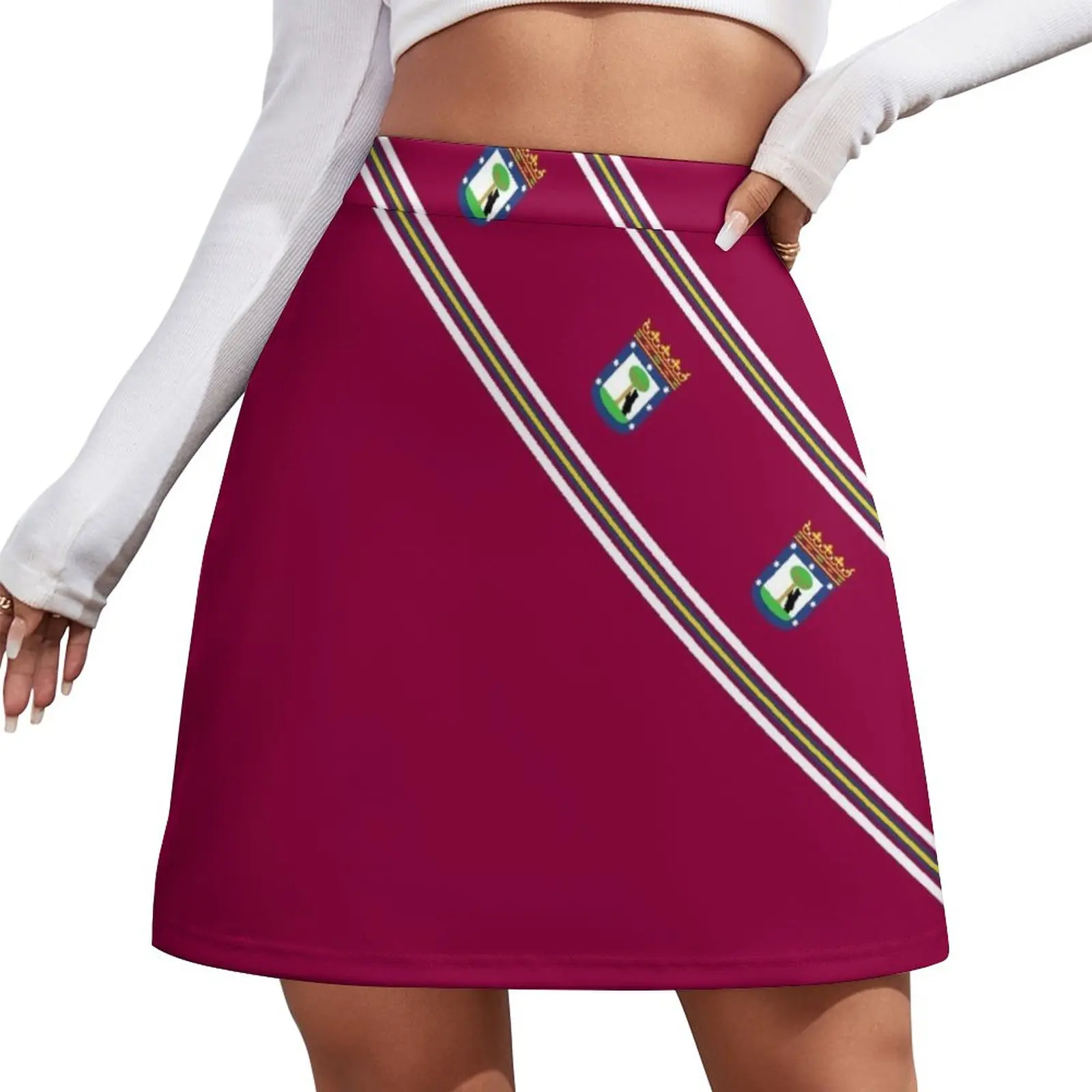 

Madrid City Flag Stickers, Gifts and Products Mini Skirt dress skirt sets fashion korean clothing japanese kawaii clothes