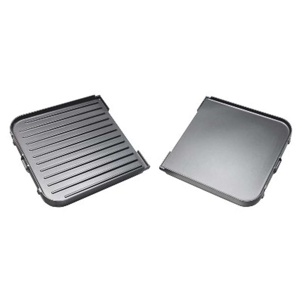 3 in 1 Indoor Grill Griddle Nonstick Reversible Plates 1500W Dual Cooking Zones Easy Cleanup Perfect Family Meals