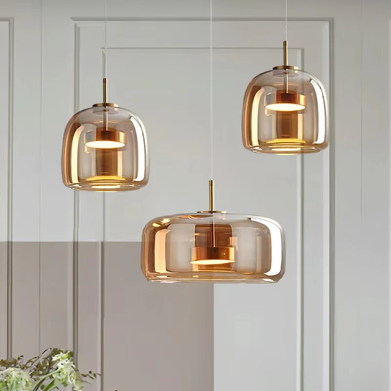 

Modern Glass Pendant Lamp Led Chandeliers for Dining Room Pendant Lights Hanging Lamps for Ceiling Pendant Lamp Indoor Lighting