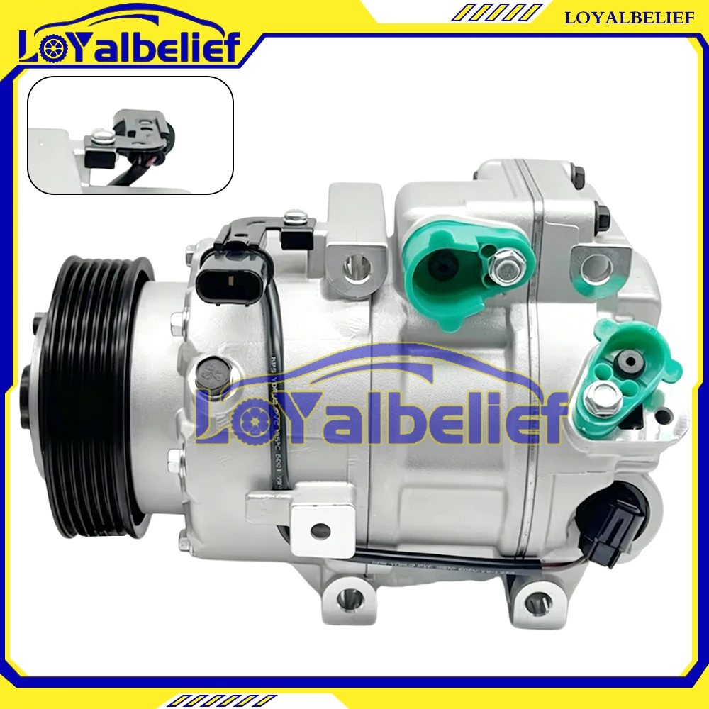 NEW VS18E AC Compressor EE07N For Kia Sedona 3.3L 2015 2016 97701C6800 97701C6850 97701-A9000 97701-C6800 97701A90