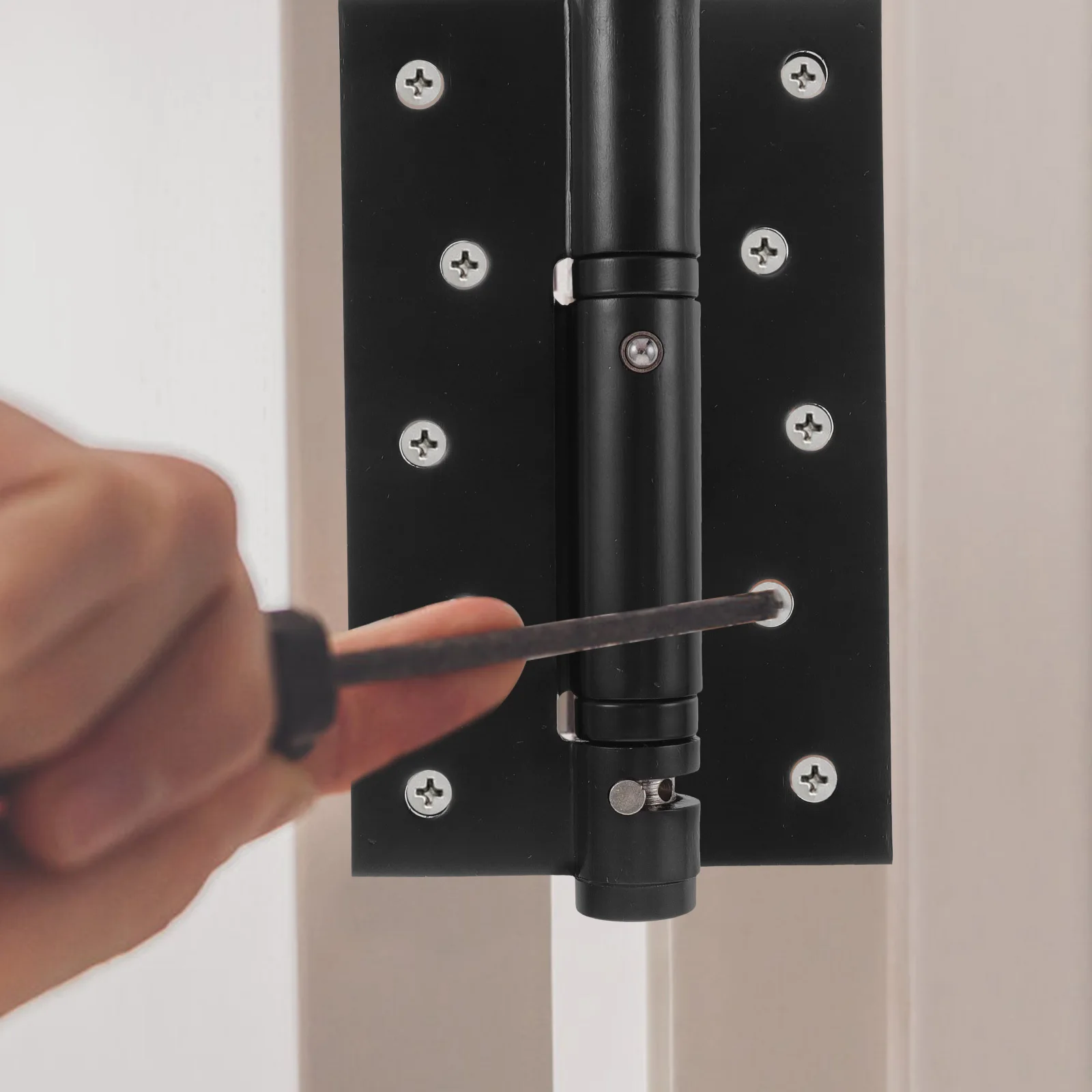 

1Pcs Heavy Duty Self Closing Spring Hinge Stainless Steel Automatic Door Hinge for Smooth Mute Closure in Apartments Corridors