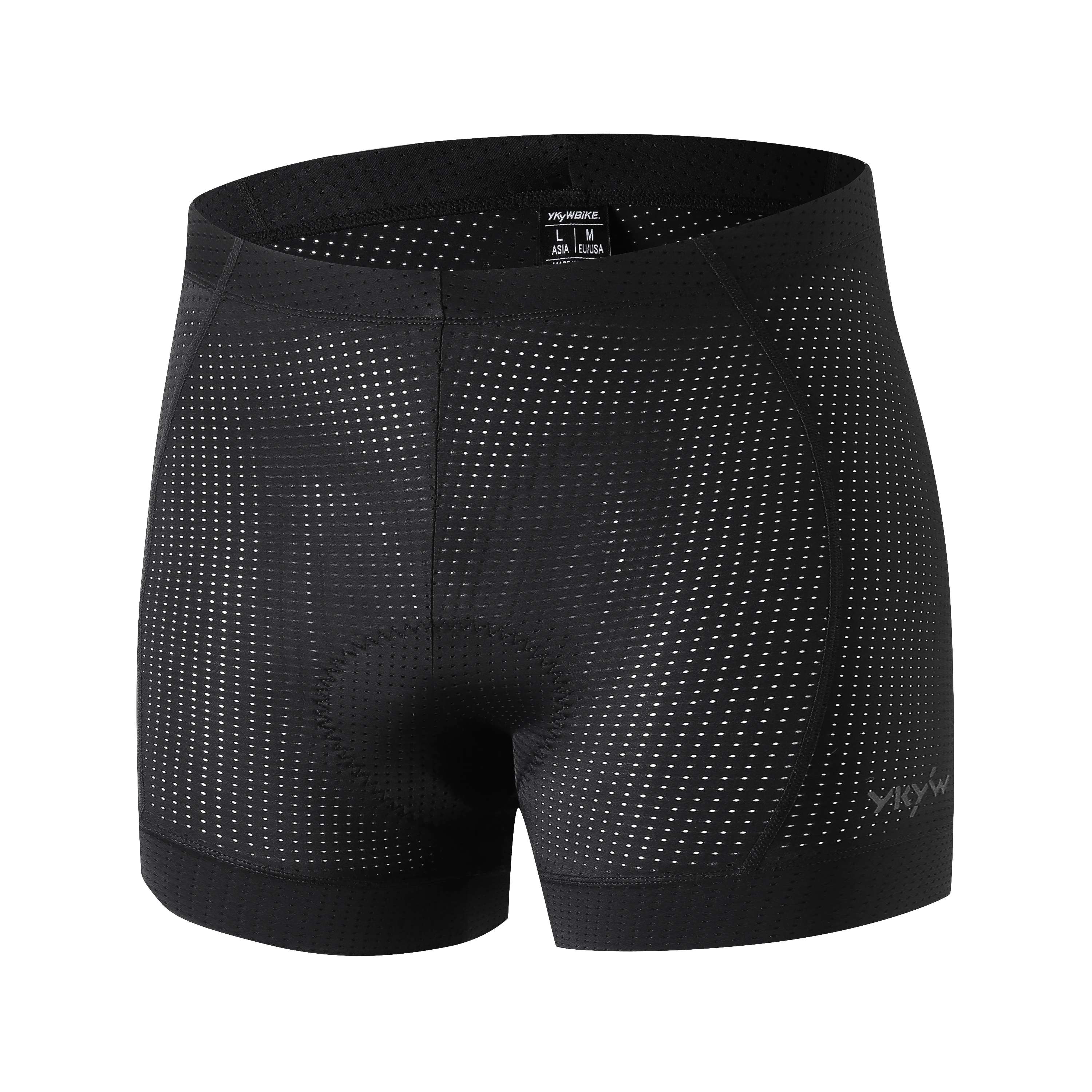 YKYWBIKE Herren-Radunterwäsche mit 200kg/m³ Schwammpolsterung, Rennrad-Unterhose, Fahrradshorts, MTB-Langstrecken-Radbekleidung