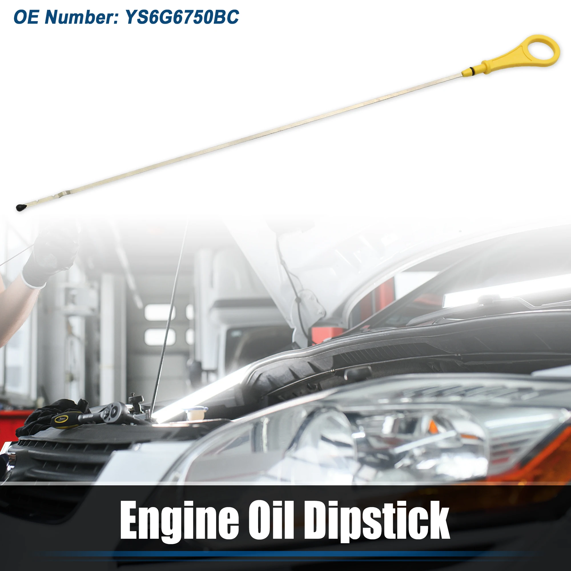 UXCELL Car Engine Oil Level Indicator Dipstick for FORD B-Max C-Max Fiesta YS6G6750BC