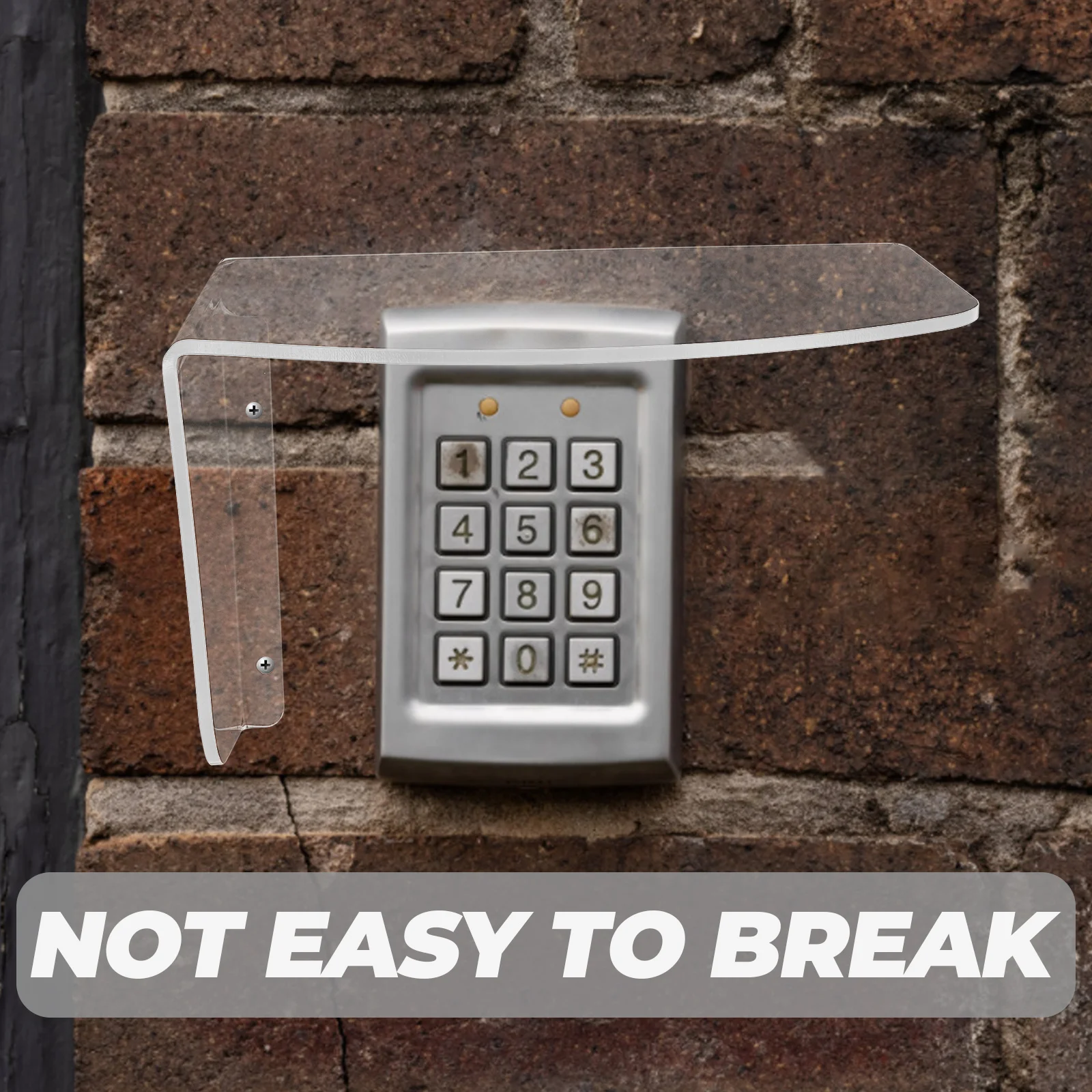 

Waterproof Rain For Electronic Door Lock Keypad Outdoor Protection Acrylic Doorbell Lock Cover Weather Resistant Durable Shell