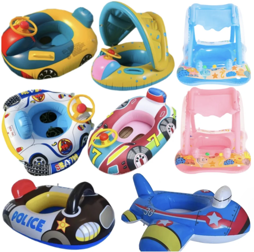 

Children Swim Ring Pool Float Baby Inflatable Safety Circle for Kids Toddler Swimming Aid Summer Water Fun