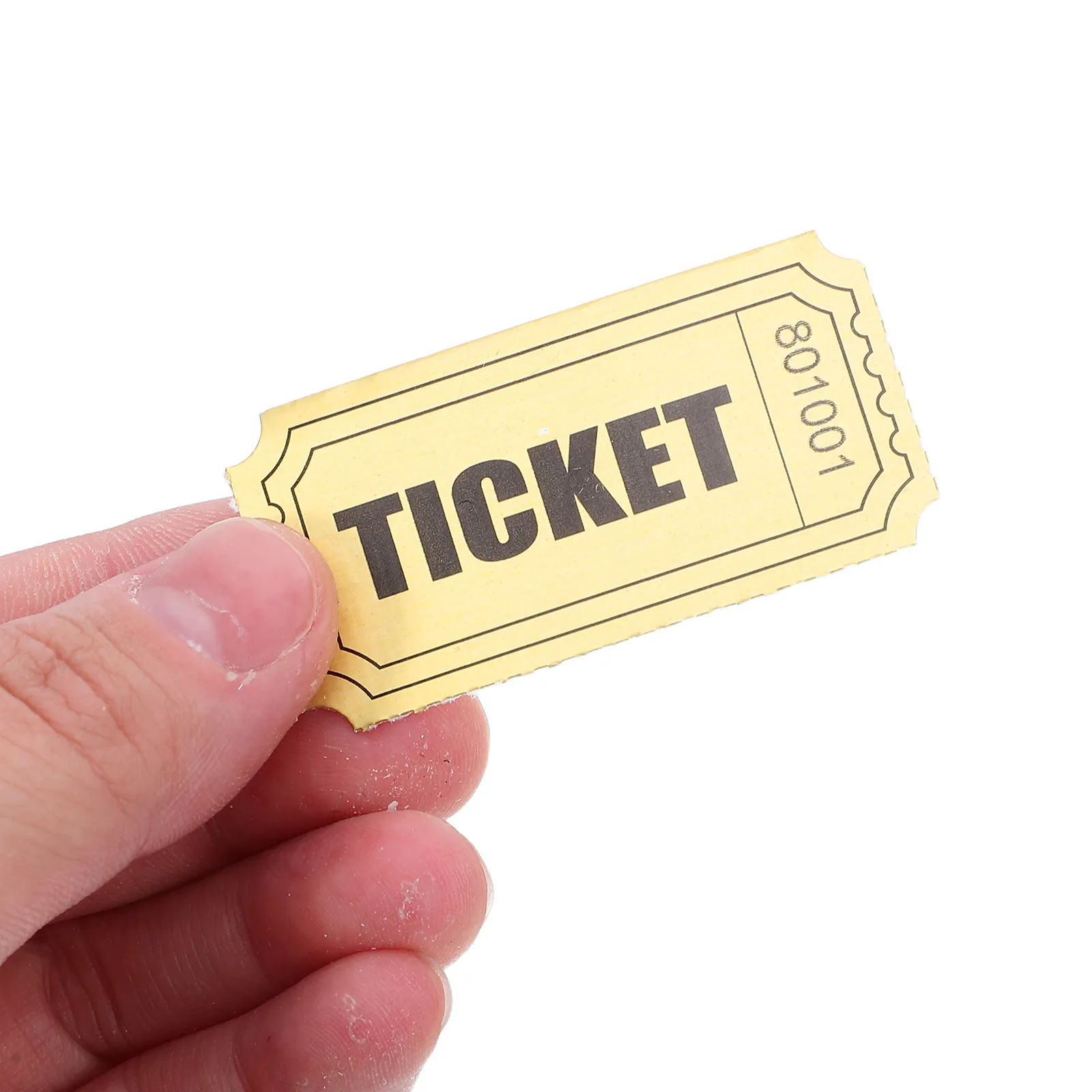 2000Pcs Raffle Tickets Bulk Roll Tearable Carnival Prize Reward Tickets for Events Parties Auctions Classroom Decorations view 3
