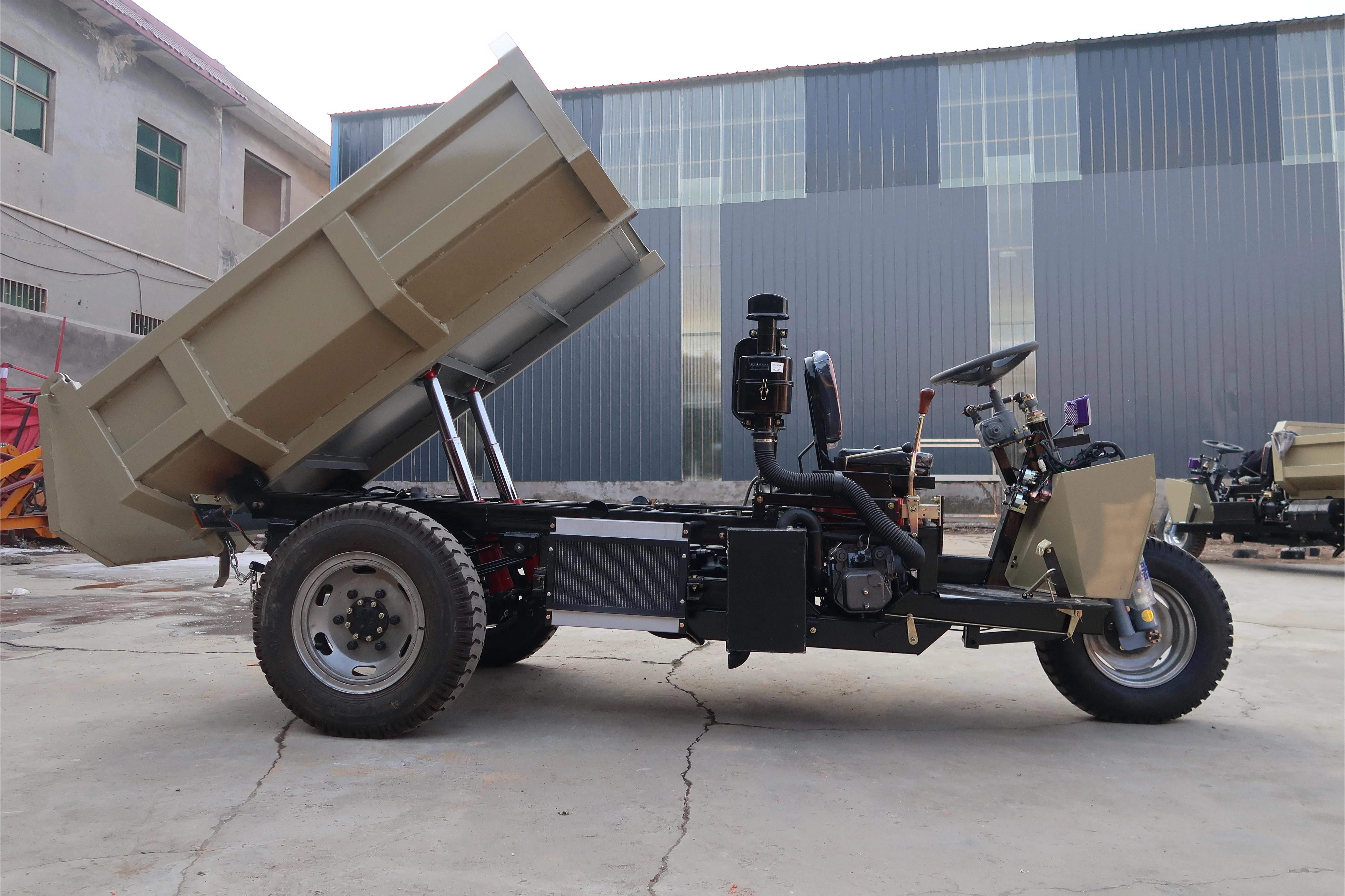 Engineering 3t 3,5 Tonnen 4 Tonnen Mini-Muldenkipper für den unterirdischen Minerbau