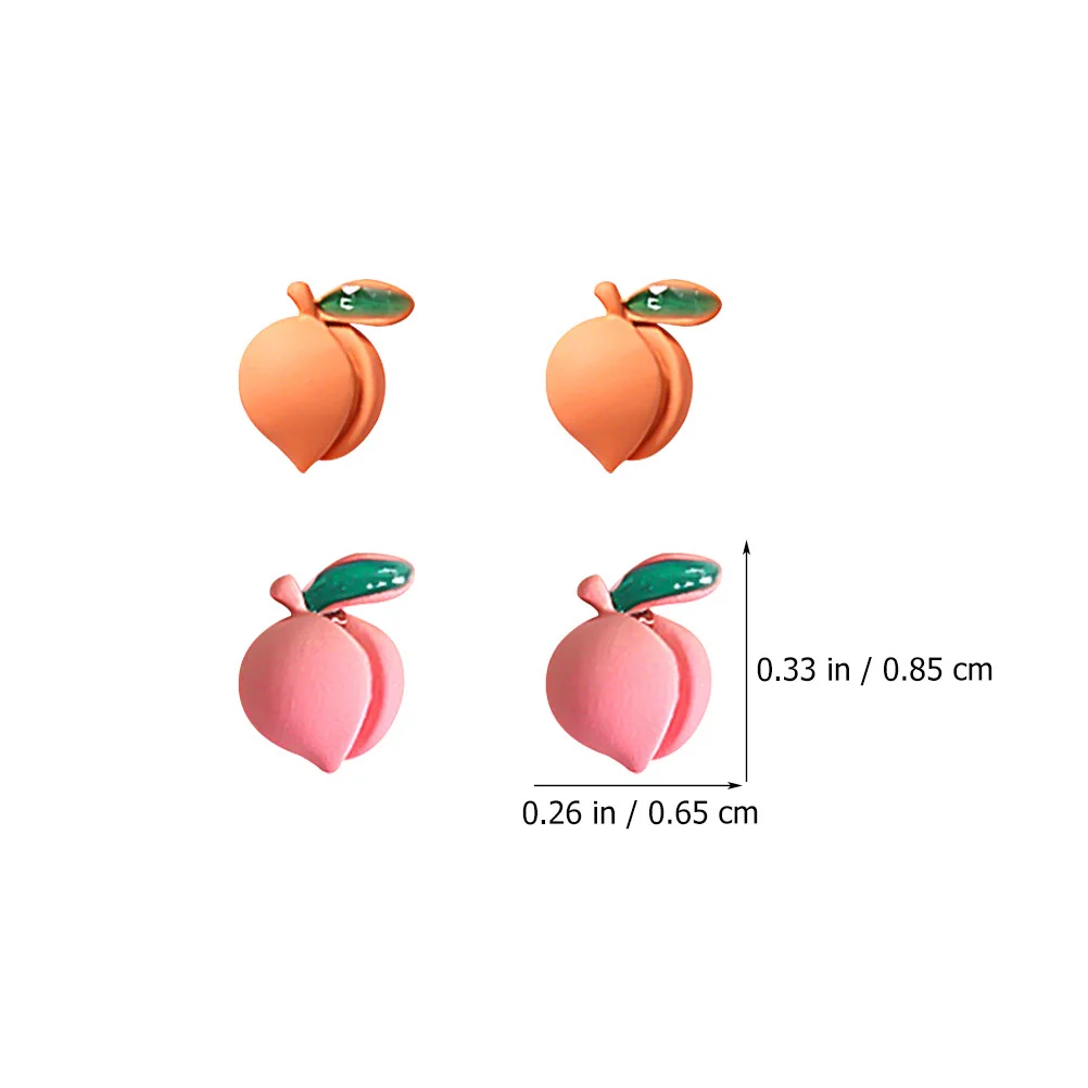 20 قطع الإبداعية الخوخ مسمار سحر سبائك مسمار الزينة DIY الاكريليك الأظافر مانيكير اكسسوارات سحر للأظافر #4