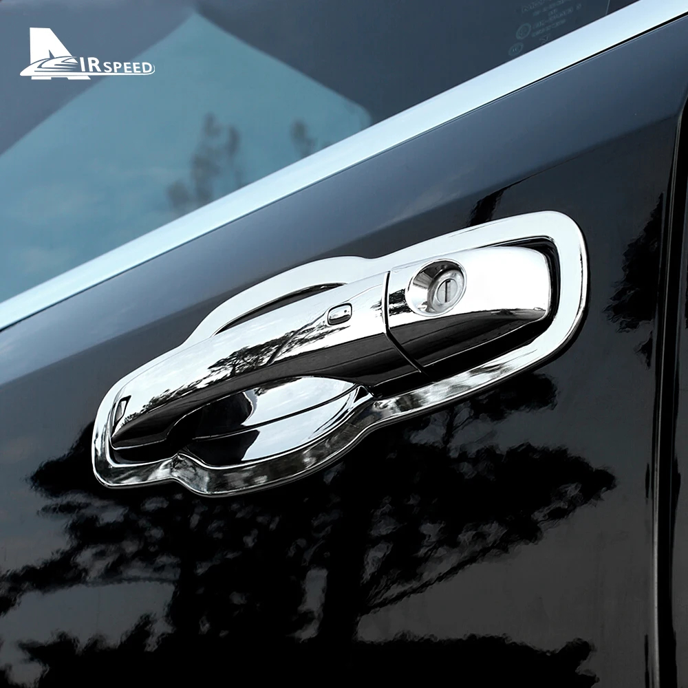 For Dodge Journey JUCV Fiat Freemont 2011 2012 2013 2014 2015 2016 2017 2018 ABS Chrome Silver Car Door Handle Bowl Cover Trim