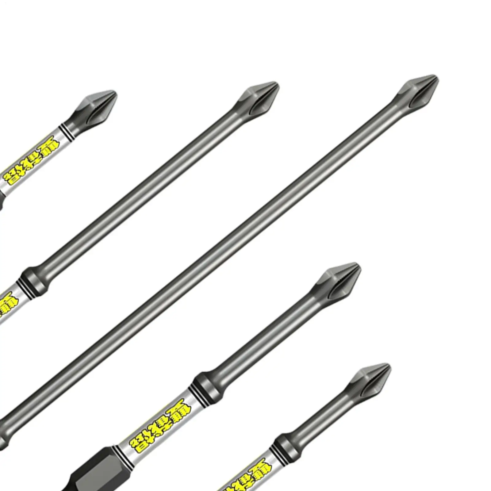 Drill Screwdriver Bit Set 5-Piece Magnetic Precision Non Slip Power Drill Screw Driver Bit Sets For Home Workshop Garage Job