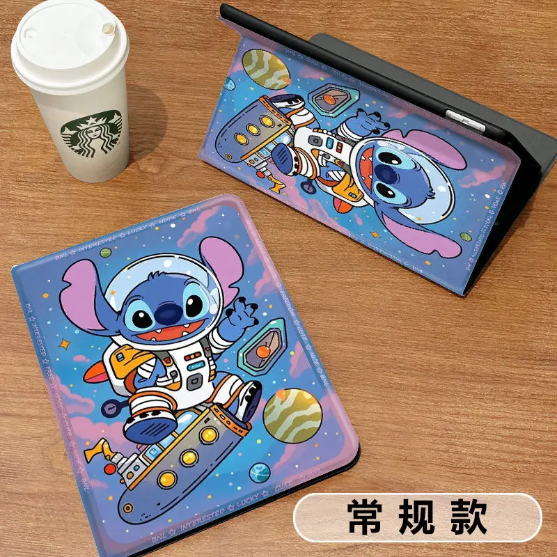 Cute Cartoon Stitch Tablet Case For Samsung Tab S8Plus S9 S9FE Plus S6 Lite 10.4 A7 Lite A8 S10 FE Shockproof Protective Cover