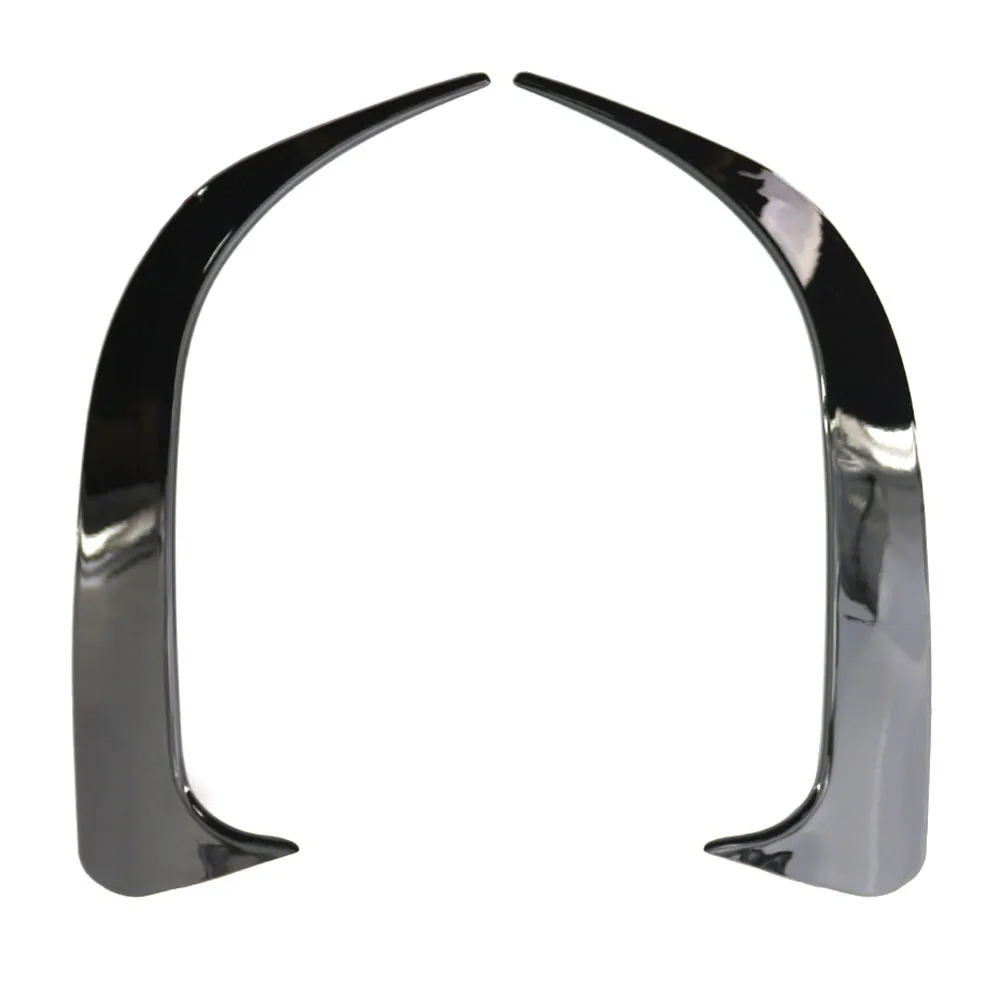 

1 Pair Rear Bumper Lip Spoiler Canards Gloss Black Inserts Air Vent Cover ABS Plastic for CLA 45 AMG W117 250 200 2014-2018
