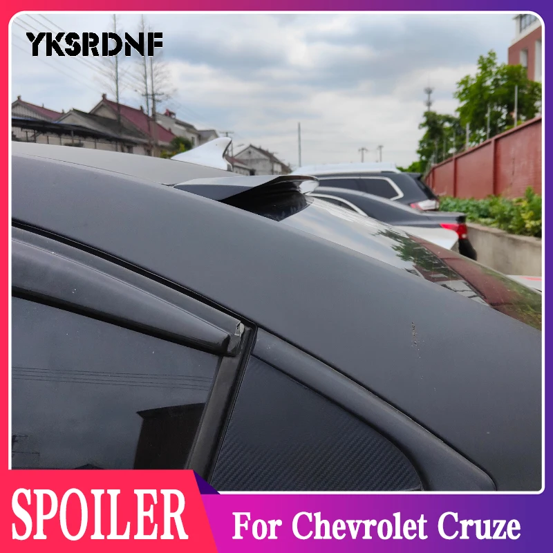 For Chevrolet Cruze 2009 2010 2011 2012 2013 ABS Roof Spoiler Primer Color Tail Wing Decoration Rear Roof Spoilers Wings