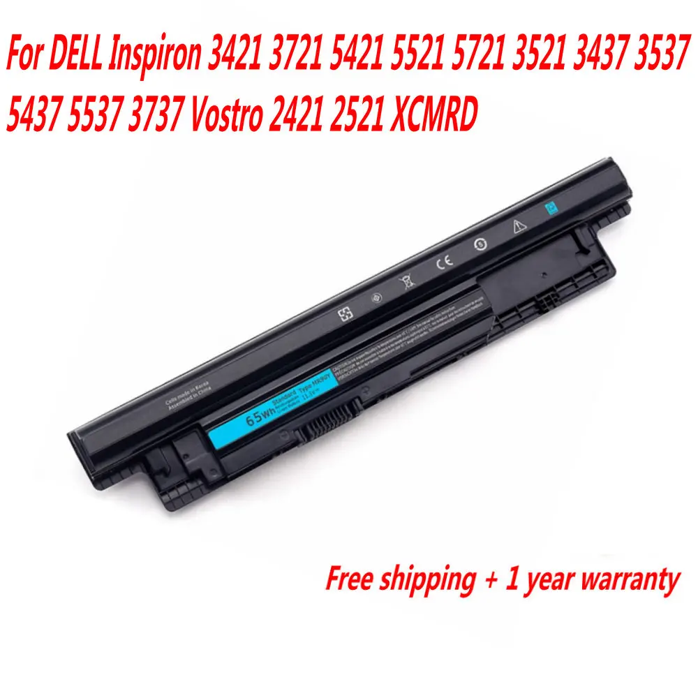 

NEW MR90Y Laptop Battery For DELL Inspiron 3421 3721 5421 5521 5721 3521 3437 3537 5437 5537 3737 Vostro 2421 2521 XCMRD