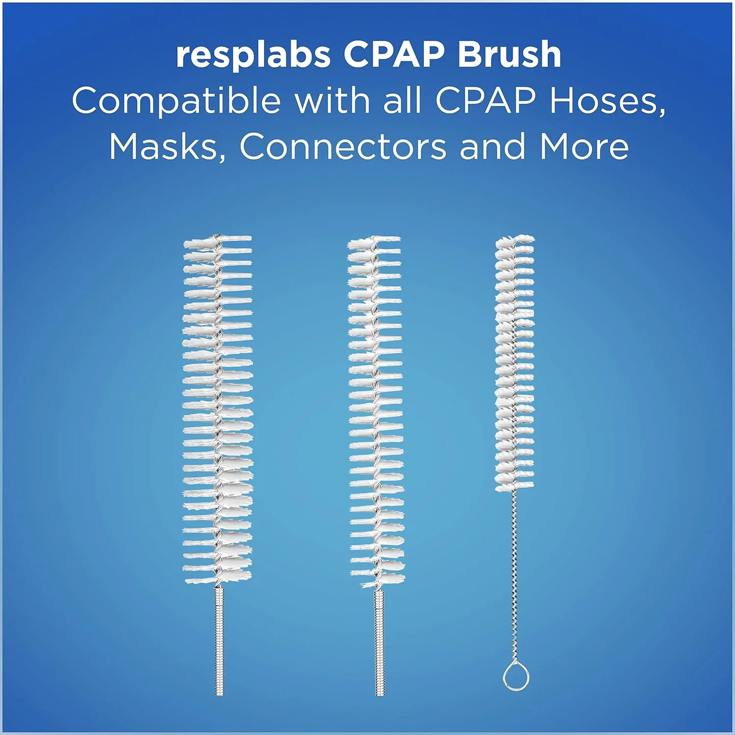 Щетка для чистки шланга CPAP — щетки, предназначенные для камеры и подушек для воды диаметром 22 мм, 19 мм, 15 мм.