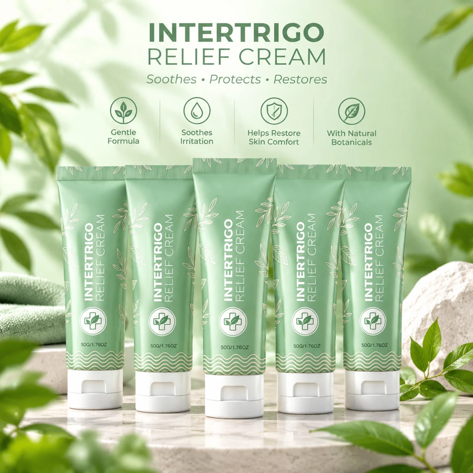 Skin Abrasion Cream Anti-Friction Skin Care Cream for Underarms, Thighs & Skin Folds Moisture & Friction Protection