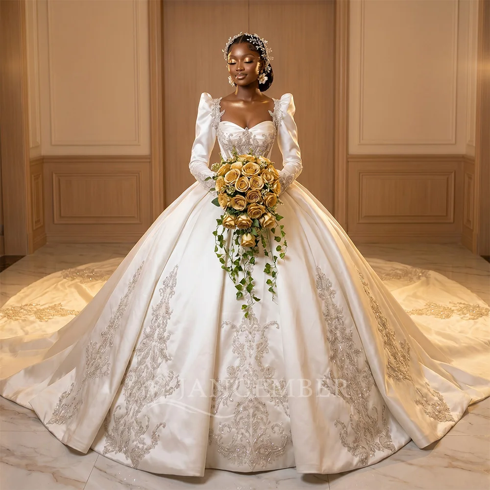 

Customized 2026 Convertible Wedding Dress 2 in 1 Luxury Elegant Beaded Wedding Dress Wedding Dress Hot Sale vestido femininos