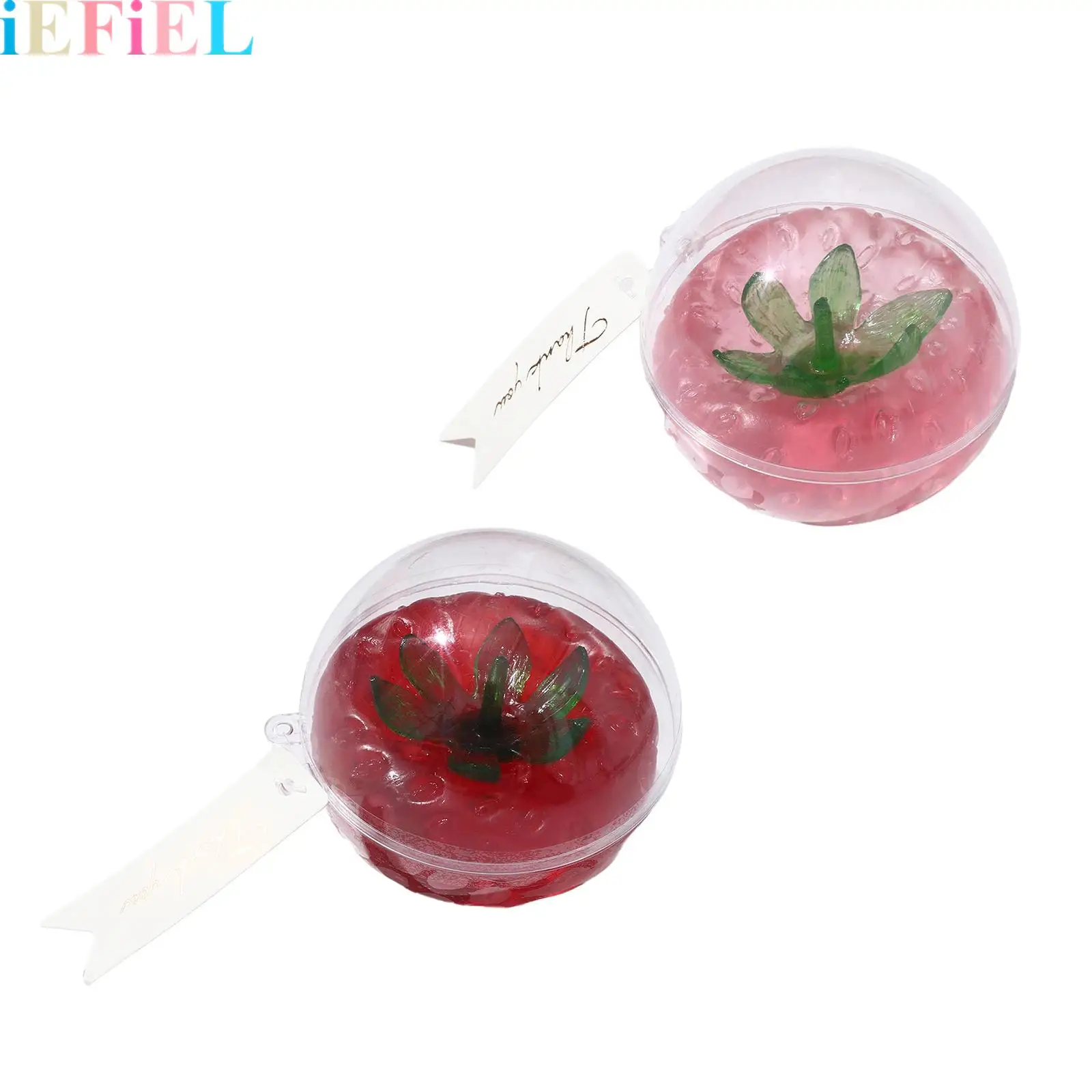 

Realistic Strawberry Squishy Soft Stress Relief Toy Fruit Ball with Slow Rising Fun Sensory Squeezable Toy for Children