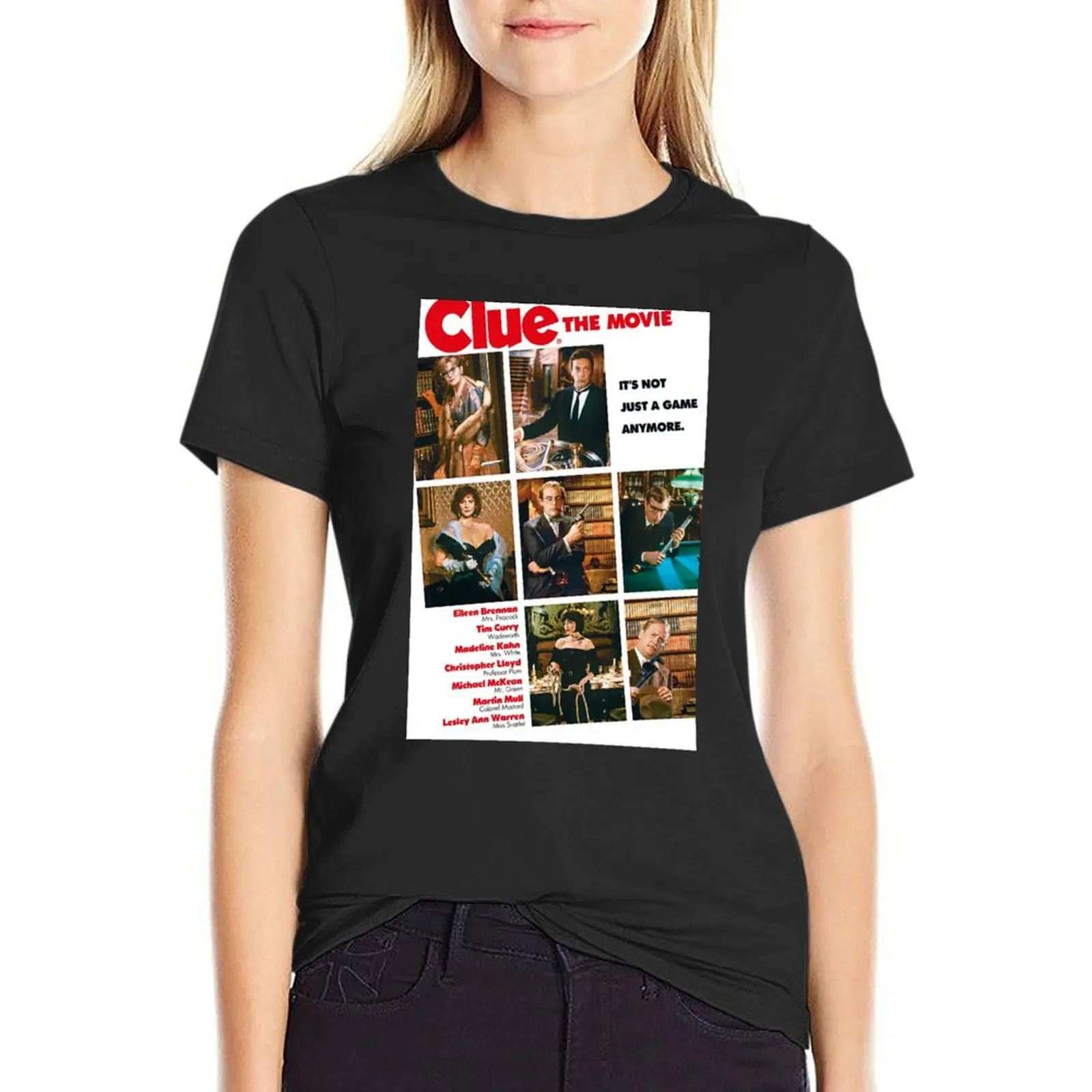 

Clue Movie 1985 T-Shirt plus sizes funnys customs design your own shirts graphic tees t-shirt dress for Women plus size sexy
